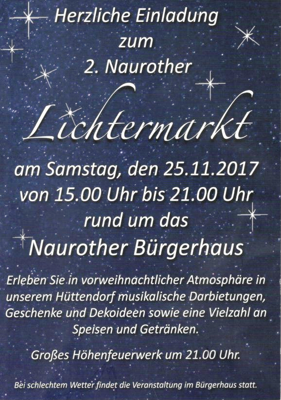 Flyer Lichtermarkt