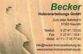 Becker Holzverarbeitung