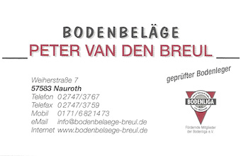 Bodenbeläge Peter van den Breul